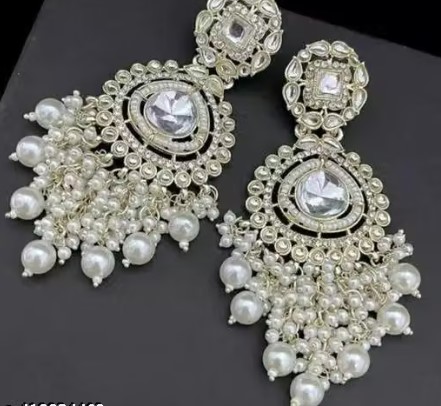 Royal Pearl Chandelier Earrings
